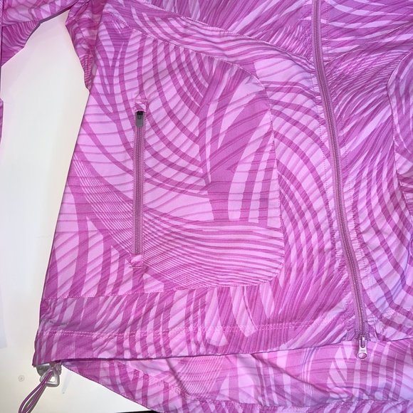 Saucony Freedom Running Lightweight Windbreaker Jacket Zip-Up Hood XL - Picture 6 of 7